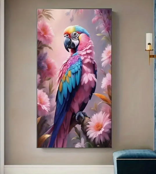 Diamond Painting Papagei